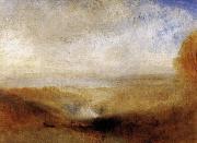 Joseph Mallord William Turner Landscape with a River and a Bay in the Background France oil painting artist